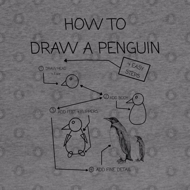 how to Draw a Penguin Lockdown Task by MotorManiac